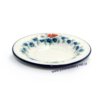 Talerz obiadowy na zupę Ø24cm dek. 2511X Polskie Kwiaty